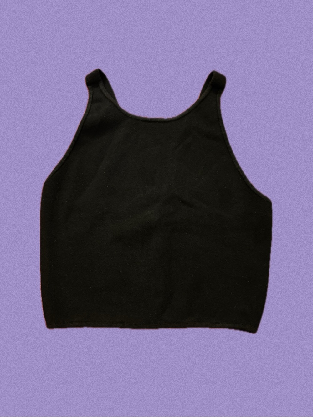 American Apparel High Neck Cotton Tank